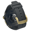 Gold carbon fiber colored case - Black Stap