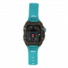 Gold carbon fiber colored case - LightBlueStrap