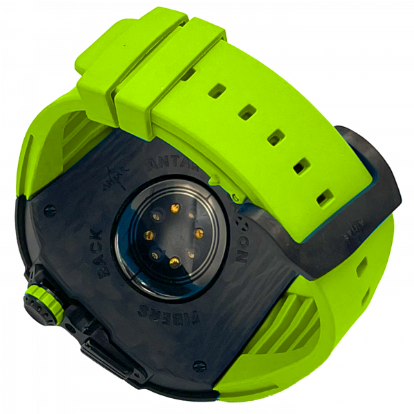 carbon fiber case - Lime Strap
