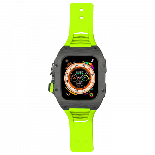 carbon fiber case - Lime Strap