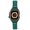 carbon fiber case - Green Strap