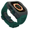 Carbon fiber case - Green Strap