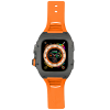 carbon fiber case - Orange Strap