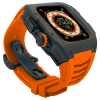 Carbon fiber case - Orange Strap