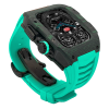 Green carbon fiber colored case - Tiffany Strap