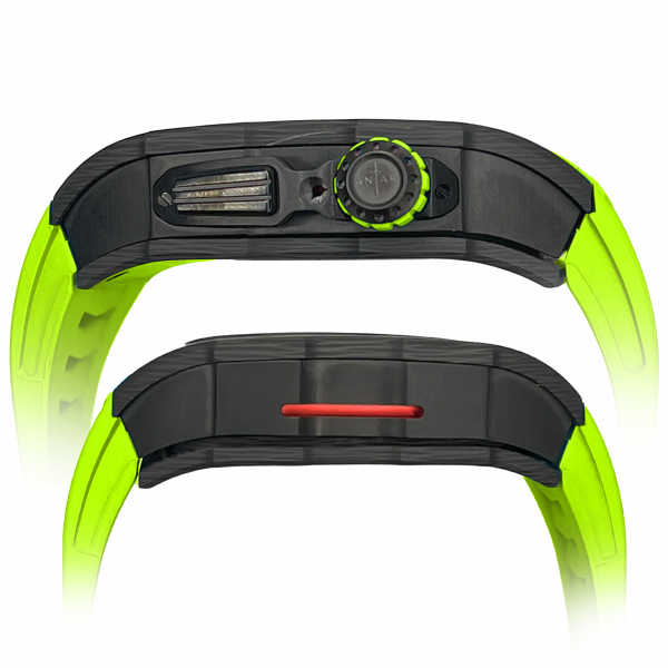 carbon fiber case - Lime Strap