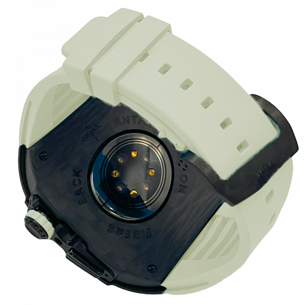 carbon fiber case - White Strap