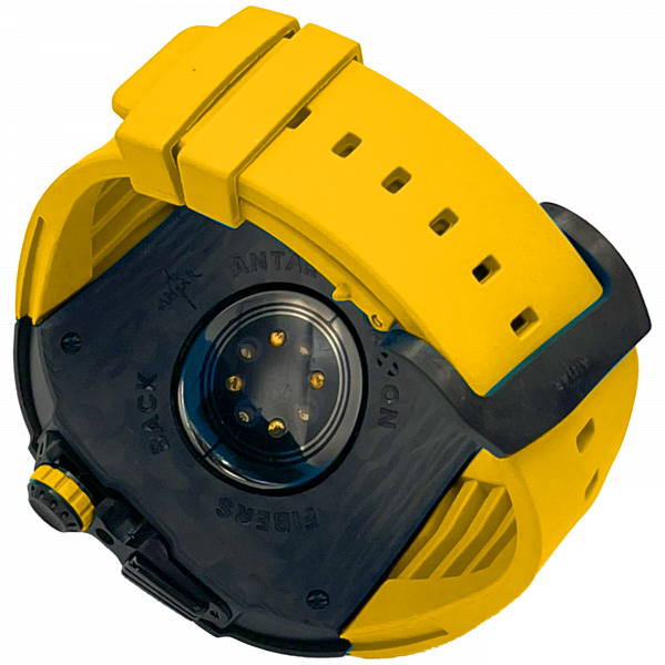 carbon fiber case - Yellow Strap