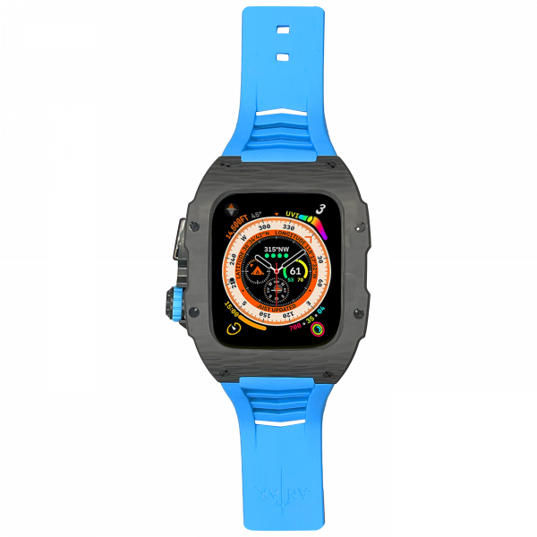 carbon fiber case - Blue Strap
