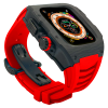 Carbon fiber case - Red Strap